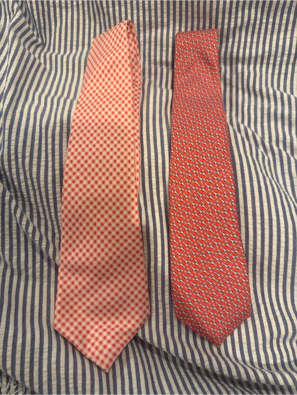 Vineyard Vines Red Patterned Kids' Tie Set